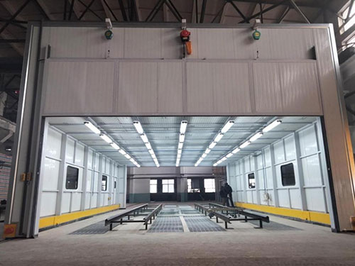 經(jīng)緯智能紡織移動噴漆房項目