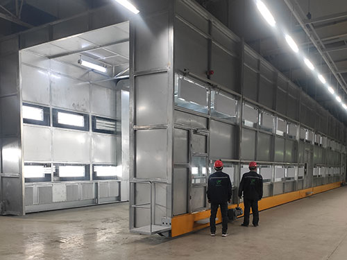 整體移動式噴漆房的地面導(dǎo)軌設(shè)計對場地平整度的要求